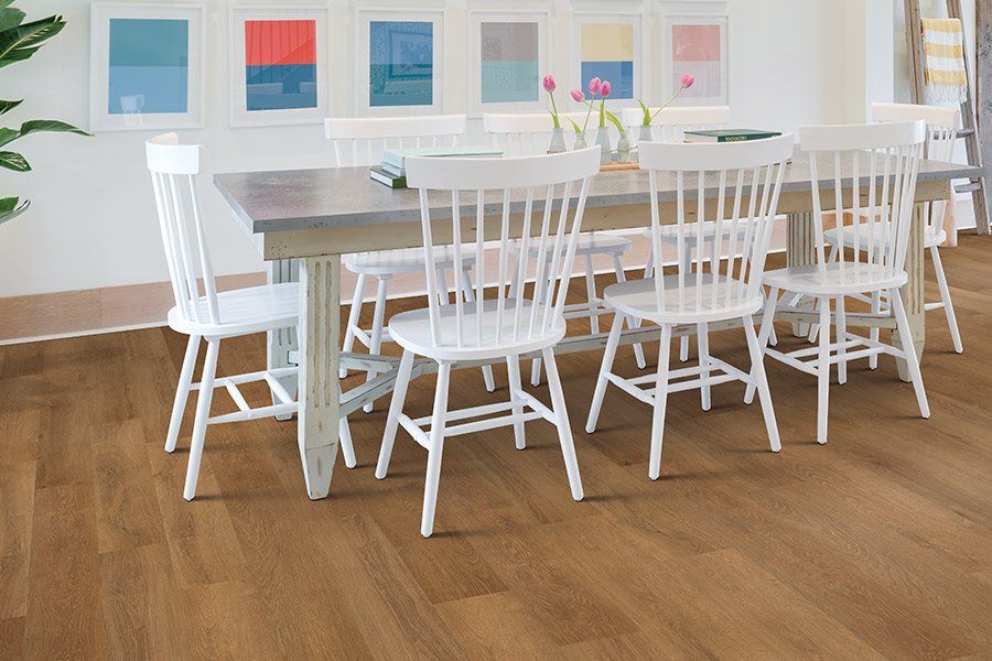 Wood look waterproof flooring in Prescott, WI from Malmquist Home Furnishings