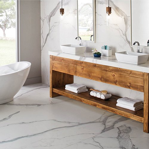 Custom tile bathrooms in Lake City, MN from Malmquist Home Furnishings