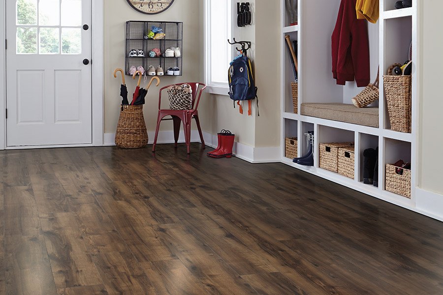 Laminate floor installation in Ellsworth, WI from Malmquist Home Furnishings